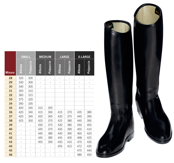 STIVALI IN PVC IMBOTTITI 35-39* Stivali 